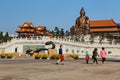 Laozi statue in yuanxuan taoist temple guangzhou, China