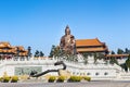 Laozi statue in yuanxuan taoist temple guangzhou, China Royalty Free Stock Photo