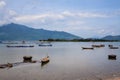 Lap An lagoon, Lang Co town, Hue, Vietnam. Royalty Free Stock Photo