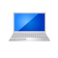 Lap top icon. Vector Royalty Free Stock Photo