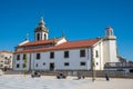 Lapa Church, Povoa de Varzim, Portugal on a bright sunny day in summer.