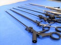 Laparoscopic Surgical Instruments Royalty Free Stock Photo