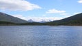 Lapataia bay landscape, Tierra del Fuego, Argentina Royalty Free Stock Photo