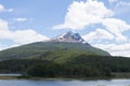 Lapataia bay landscape, Tierra del Fuego, Argentina Royalty Free Stock Photo