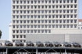 LAPD Cars Parked In Downtown Los Angeles