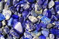 Lapis lazuli mineral background Royalty Free Stock Photo