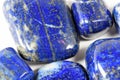 Lapis Lazuli Polished Lot Royalty Free Stock Photo