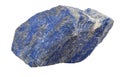 Lapis lazuli raw gemstone Royalty Free Stock Photo