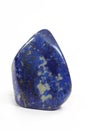 Lapis Lazuli Stone on White Background Royalty Free Stock Photo