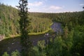Lapland river Royalty Free Stock Photo