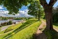 Lappeenranta, Finland - the center of the city, Saimaa lake Royalty Free Stock Photo