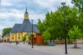 Lappeenranta, Finland, July 26, 2022: St. Mary's Church of Lappe Royalty Free Stock Photo