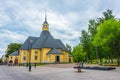 Lappeenranta, Finland, July 26, 2022: St. Mary's Church of Lappe Royalty Free Stock Photo