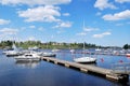 Lappeenranta Harbour. Finland Royalty Free Stock Photo