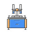 lapping machine color icon vector illustration Royalty Free Stock Photo