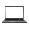 Laptop with an open panel icon. Royalty Free Stock Photo