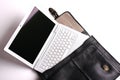 Laptop in brief-case. Royalty Free Stock Photo