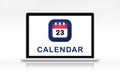 Laptop Calendar Appointment Agenda Graphic Illustration