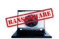 Ransomware computer lock Royalty Free Stock Photo