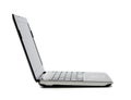 Laptop computer with blank black screen Royalty Free Stock Photo