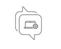 Laptop computer icon. Notebook Service sign. Vector
