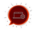 Laptop computer icon. Notebook Service sign. Vector