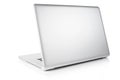 Laptop computer isolated on white. Clipping path. Royalty Free Stock Photo