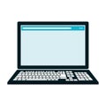 Laptop computer technology Royalty Free Stock Photo