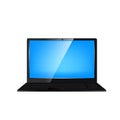 Laptop computer. Vector illustration. Royalty Free Stock Photo