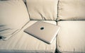 Laptop on the couch