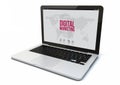 Laptop digital marketing