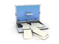 Laptop email Royalty Free Stock Photo