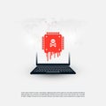 Laptop Equipped with a Processor Affected by Meltdown & Spectre Critical Security Vulnerabilities, Which Enable Cyber Attacks