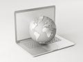 Laptop Globe