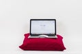 Laptop at home Royalty Free Stock Photo