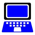 Laptop Icon in Dualtone Style