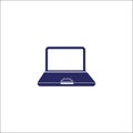Laptop icon isolated sign symbol. Royalty Free Stock Photo
