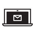 Laptop Email Royalty Free Stock Photo