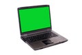 Laptop (isolated) Royalty Free Stock Photo