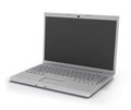 Laptop Isolated [Clipping Path] Royalty Free Stock Photo