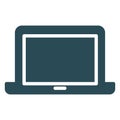 Laptop  Isolated Vector Icon fully editable Royalty Free Stock Photo