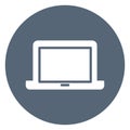 Laptop  Isolated Vector Icon fully editable Royalty Free Stock Photo