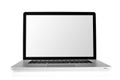 Laptop isolated on white background