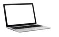 Laptop isolated on the white background with clipping path Royalty Free Stock Photo