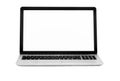 Laptop isolated on the white background with clipping path Royalty Free Stock Photo