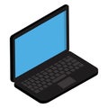 laptop isometric device Royalty Free Stock Photo