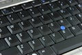 Black computer keyboard closeup Royalty Free Stock Photo