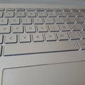 Laptop Keyboard background/wallpaper sliver color Royalty Free Stock Photo