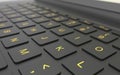 Laptop keyboard computer Concept Royalty Free Stock Photo