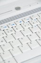 Laptop keyboard and power button Royalty Free Stock Photo